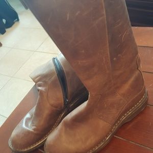 Born distressed leather  boots